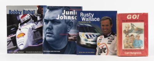 AMERICAN RACERS: A group of four books covering the racing careers of various American drivers. 'Bobby Rahal - The Graceful Champion' hardcover book by Gordon Kirby
