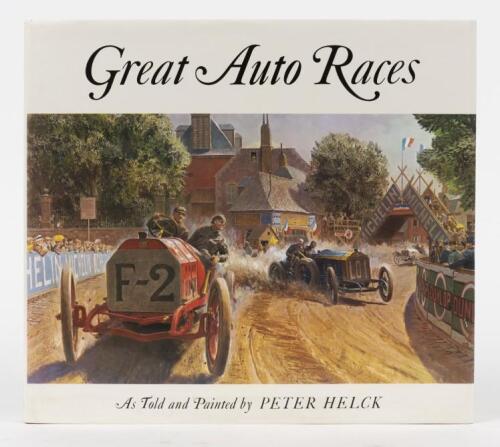 AUTO RACING: 'Great Auto Races' hardcover book by Peter Helck