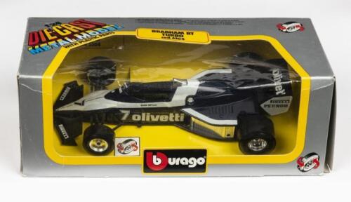 BRABHAM: A 1:24 scale Bburago BRABHAM BT TURBO F1 model (cod. 6104). Original and boxed.