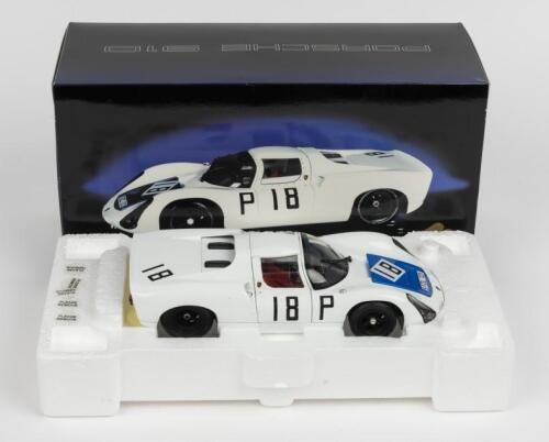 PORSCHE: A 1:18 scale Exoto Porsche 910 #18 Elford / Neerpasch - Nurburgring 1000 km 1967.