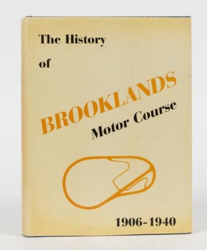 BROOKLANDS: 'The History of Brooklands Motor Course (1906 to 1940)' hardcover book by William Boddy