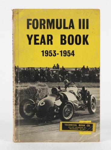 FORMULA III: 'FORMULA III YEAR BOOK (1953 - 1954)