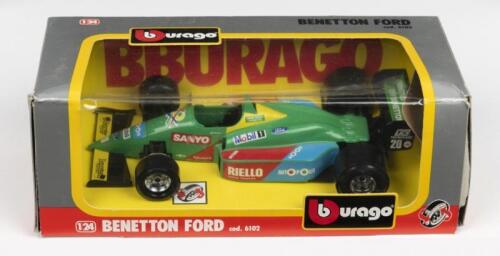 FORD: A 1:24 scale Bburago BENETTON FORD F1 model (cod. 6102), as raced by Nelson Piquet