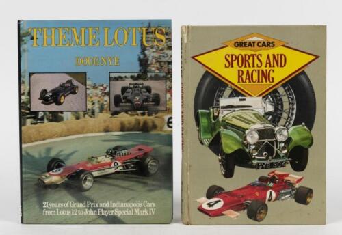 LOTUS/NYE: Two hardcover books by Doug Nye. 'THEME LOTUS'