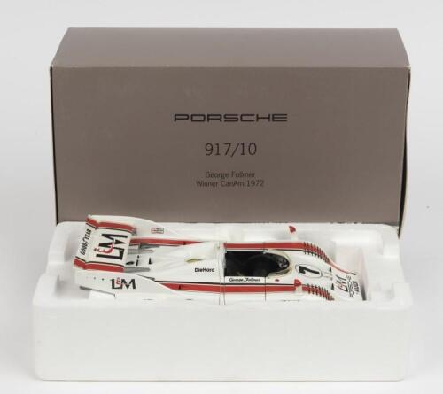 PORSCHE: A 1:18 scale Minichamps Porsche 917/10 #7 George Follmer - Winner Can Am 1972
