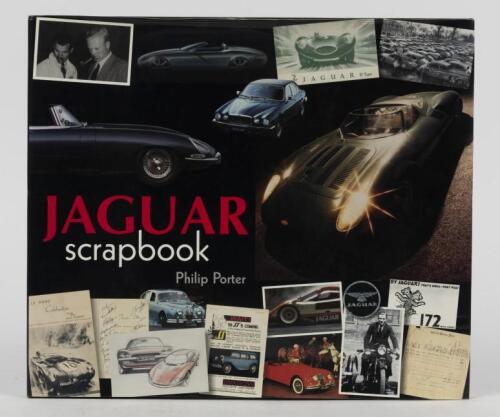JAGUAR: 'JAGUAR scrapbook' large format hardcover book by Philip Porter