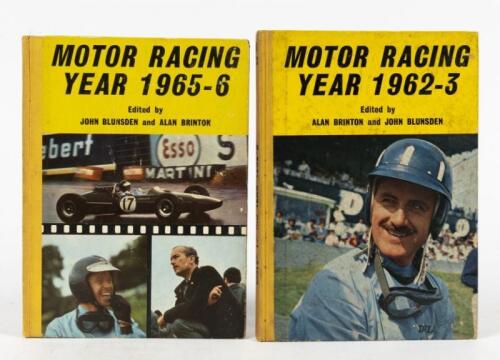 MOTOR RACING YEAR: Two editions of 'MOTOR RACING YEAR'. Years 1962-3 & 1965-6
