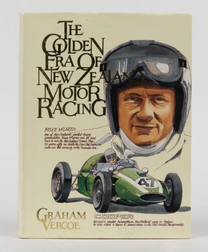 NEW ZEALAND MOTOR SPORT: 'THE GOLDEN ERA OF NEW ZEALAND MOTOR RACING' hardcover book by Graham Vercoe