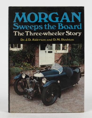 MORGAN: 'MORGAN Sweeps the Board' hardcover book by Dr.J.D.Alders