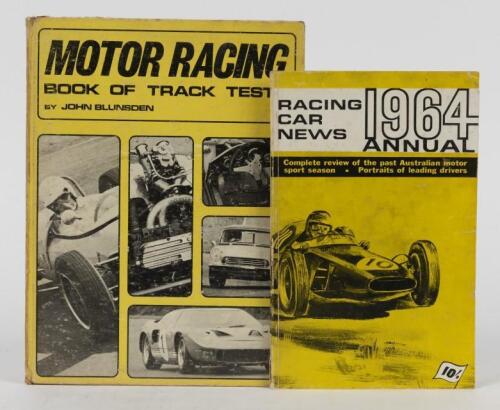 1960's RACING: Two publications detailing motor racing from the 1960's. 'RACING CAR NEWS 1964 ANNUAL' softcover book
