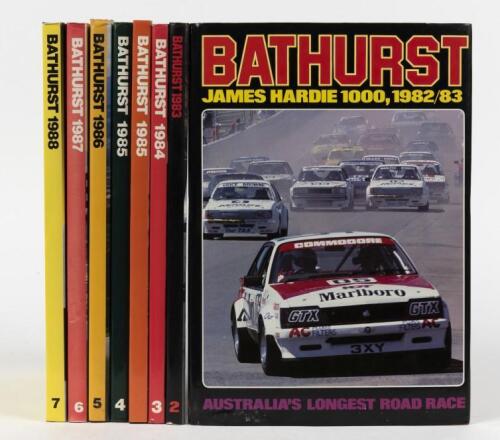 BATHURST: Eight editions of 'BATHURST'. Years 1982 - 1988