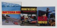NASCAR: Three publications detailing NASCAR. 'DAYTONA 500' hardcover book by Bob Zeller