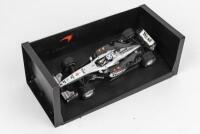 WEST MCLAREN-MERCEDES: Rare 1:18 scale Minichamps factory West edition McLaren-Mercedes MP4-16 #4 David Coulthard NIB - 2