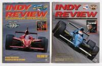 INDY: Two 'INDY REVIEW' hardcover books from 1998 & 2000. Official Publications - Indianapolis Motor Speedway