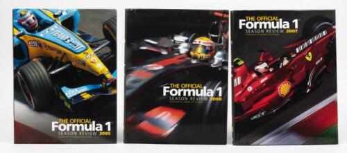 FORMULA 1: Three editions of &lsquo;THE OFFICIAL Formula 1 SEASON REVIEW&rsquo; from 2005, 2007 and 2008
