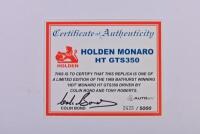 HOLDEN: A limited edition 1:18 scale Autoart Holden HT Monaro GTS350 (Holden Dealer Team) #44 Colin Bond/Tony Roberts - Bathurst 1969 winner with CoA - 4