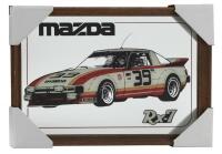 MAZDA RX-7: A modern 'MAZDA RX-7' mirror with picture of Mazda RX-7