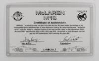 MCLAREN: A 1:18 scale Carousel 1 McLaren M16 (Gatorade McLaren Team) #2 Johnny Rutherford - 1975 Indianapolis 500 with CoA - 3