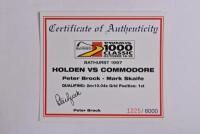 HOLDEN: A Limited Edition 1:18 scale Biante VS Holden Commodore #05 Peter Brock/Mark Skaife - 1997 Bathurst 1000 with CoA - 3