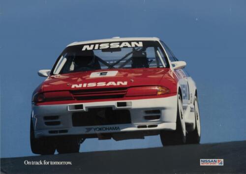 NISSAN: A Nissan Motorsport poster of a Nissan GTR.