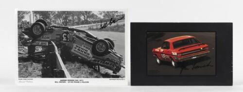 FORD: 1971 Hardie Ferodo 500. Ford Falcon GT-HO Phase 3 pictures. John French & Bill Brown signatures