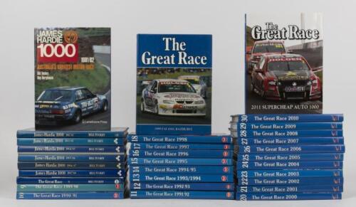 JAMES HARDIE1000/THE GREAT RACE: Thirty-one consecutive editions of 'JAMES HARDIE 1000/The Great Race'. Edition Numbers 1 (1981/82) to 31 (2011)