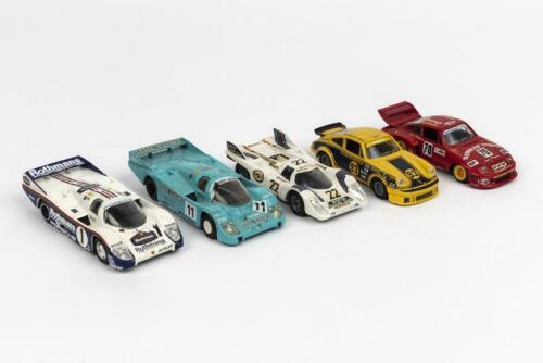 PORSCHE: Five 1:43 scale Porsche models. 934, 935, 956 models