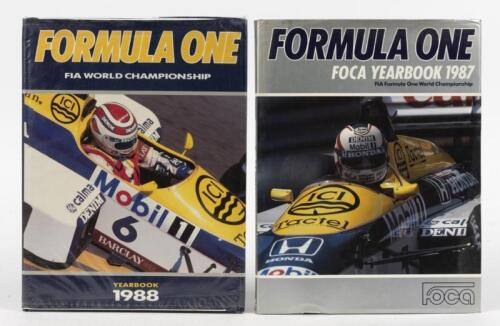 FORMULA 1: Two Formula 1 Yearbooks from 1987 and 1988