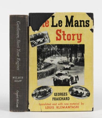 MOTOR RACING: Two hardcover books covering motor racing. 'The Le Mans Story' by Georges Fraichard, with 1953 and 1954 races by Louis Klemantaski
