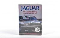 JAGUAR: 'JAGUAR' hardcover book by Andrew Whyte. Andrew Whyte signature