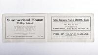 PHILLIP ISLAND: A rare and important Official Programme for 'CENTENARY THREE HUNDRED' Phillip Island car race 1935 - 2