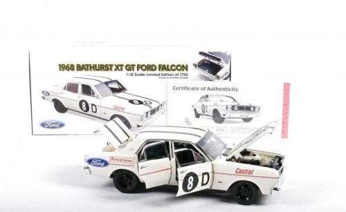 FORD: A Classic Carlectables 1:18 scale 1968 Bathurst XT GT Ford Falcon. Limited Edition of 1,750 pieces. Numbered 1728. With CoA