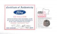 FORD: Two Ford related items. Biante Classics 1981 Bathurst DJR Ford Falcon XD & Winning Medallion - 4
