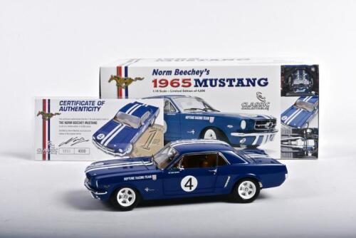 FORD: A 1:18 scale Classic Carlectables 'Norm Beechey's 1965 Mustang'. Norm Beechey signature. Limited Edition 1153/4000. CoA