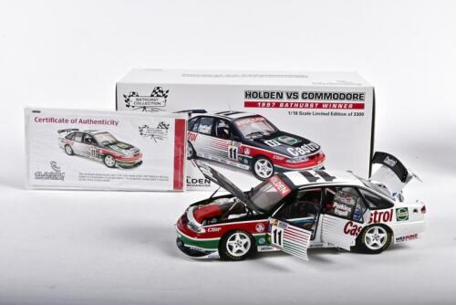 HOLDEN: A 1:18 scale Classic Carlectables Holden VS Commodore as raced by Larry Perkins and Russell Ingall to victory at 1997 Bathurst. Limited Edition of 3300