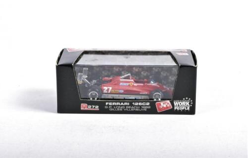 FERRARI: A 1:43 scale Brumm Ferrari 126C2 (R272). As driven by Gilles Villeneuve