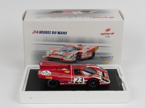 PORSCHE: A new 1:18 scale Spark Porsche 917K #23 R.Attwood/H.Hermann - 1970 Le Mans Winner