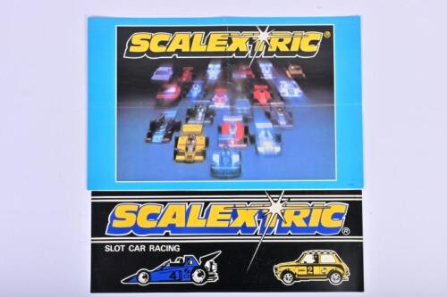 SCALEXTRIC: Two 'SCALEXTRIC' posters