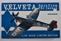 EDUARD: A 1:48 scale Velveeta Spitfire for Israel boxed model kit