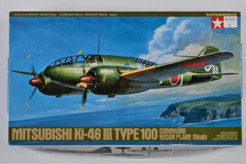 TAMIYA: A 1:48 scale Mitsubishi Ki-46 III Type 100 boxed model kit