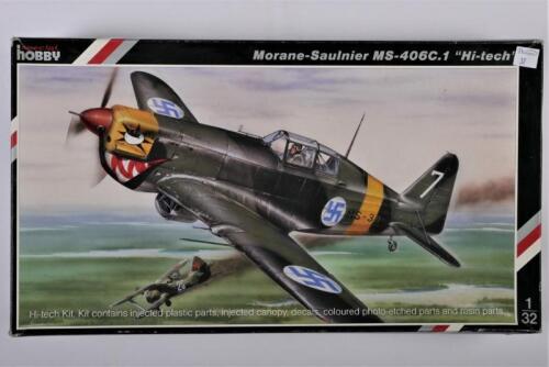 SPECIAL HOBBY: A 1:32 scale Limited edition Morane-Saulnier MS-406C.1 "Hi-tech" boxed model kit