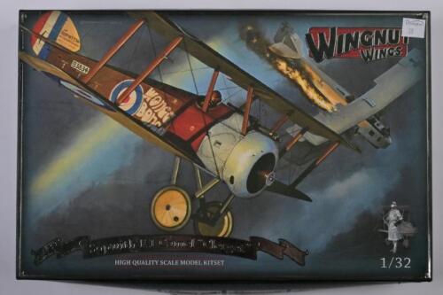 WINGNUT WINGS: A 1:32 scale Sopwith F.1 Camel "Clerget" boxed model kit