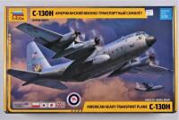 ZVEZDA: A 1:72 scale C-130H American Heavy Transport Plane boxed model kit