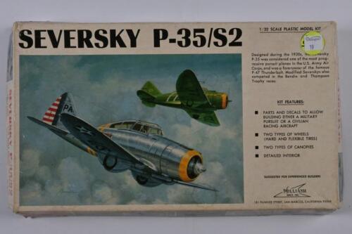 WILLIAMS: A 1:32 scale Seversky P-35/S2 boxed model kit