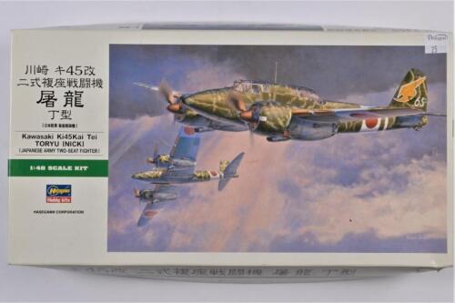 HASEGAWA: A 1:48 scale Kawasaki Ki45Kai Tei TORYU (NICK) boxed model kit