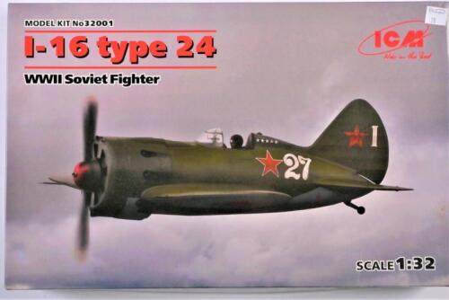 ICM: A 1:32 scale I-16 type 24 boxed model kit