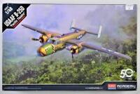 ACADEMY: A 1:48 scale USAAF B-25D boxed model kit