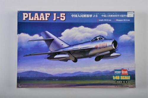 HOBBY BOSS: A 1:48 scale PLAAF J-5 boxed model kit