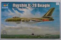 TRUMPETER: A 1:72 scale Ilyushin IL-28 Beagle boxed model kit