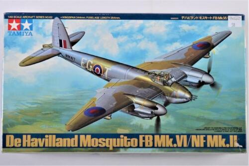 TAMIYA: A 1:48 scale DeHavilland Mosquito FB Mk.VI/NF Mk.II boxed model kit